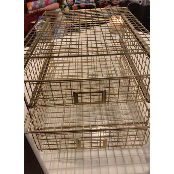Target Office Gold Desk Organizer Poshmark